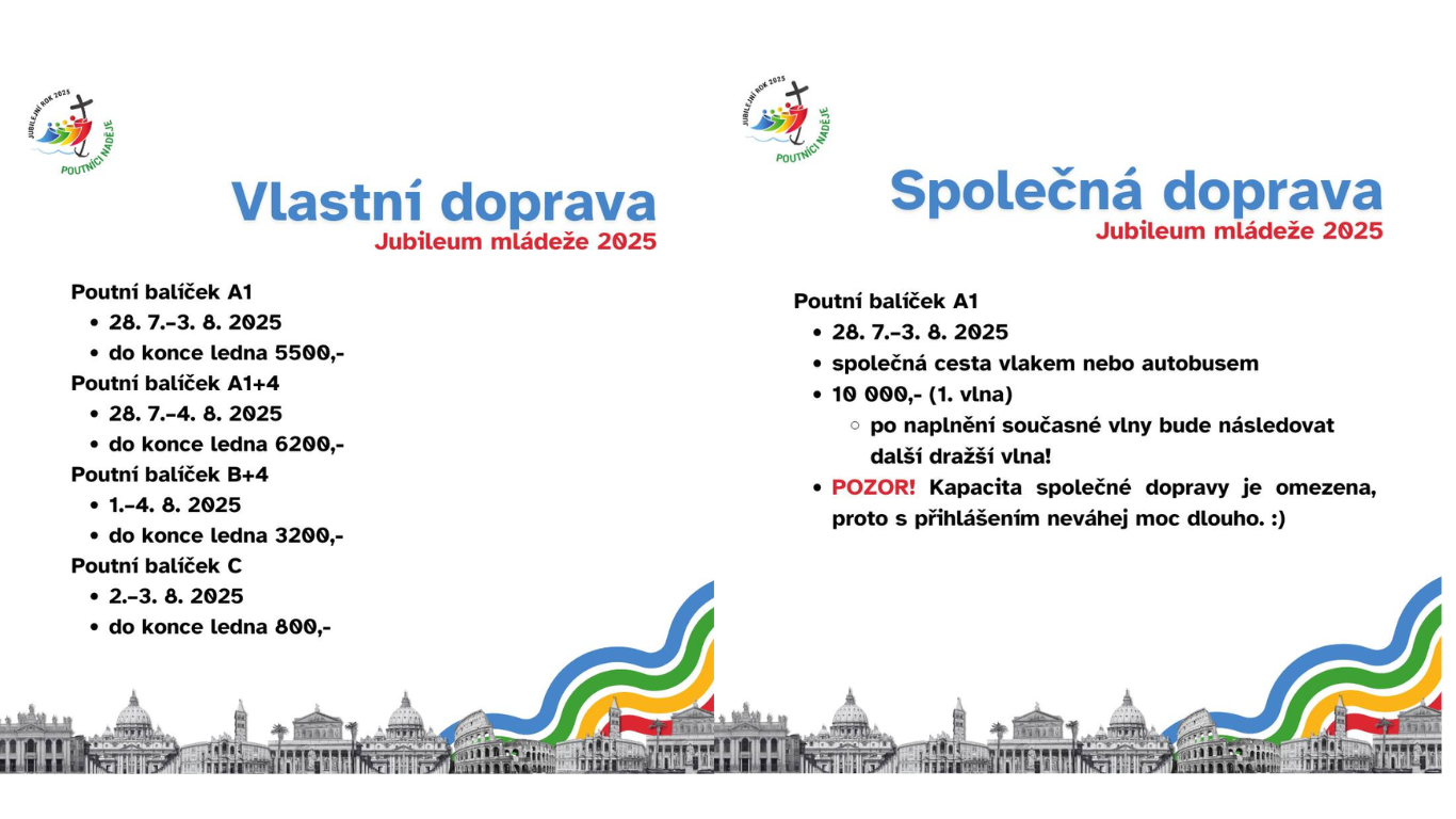 Nabídky poutních balíčků